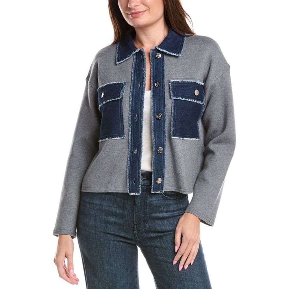 Nanette Nanette Lepore Womens  Cardigan, Blue